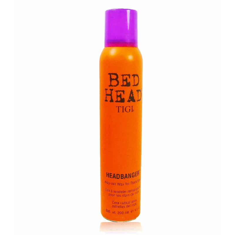 moisturizing spray for curly hair hydration-Tigi Bed Head HeadBanger Wax 4.5 oz