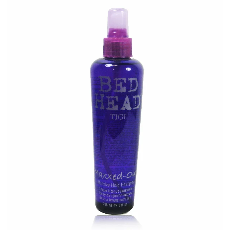 anti-frizz leave-in conditioner for frizzy hair-Tigi Bed Head Maxxed Out Massive Hold Hairspray 8 oz