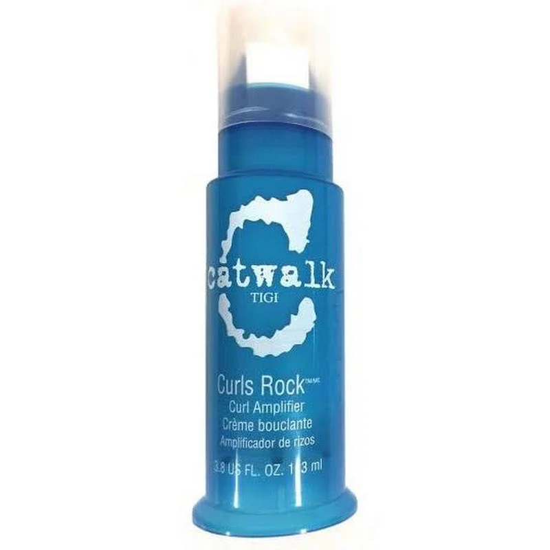 anti-frizz conditioner for thick curly hair-Tigi Catwalk Curls Rock Amplifier 3.8 oz