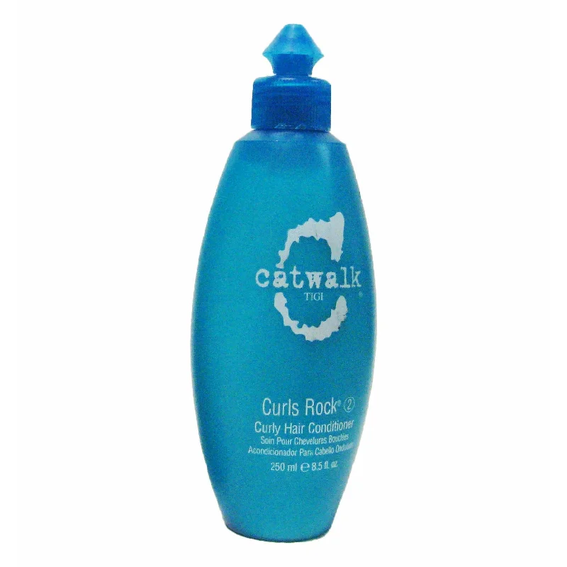 organic leave-in conditioner for curly hair-Tigi Catwalk Curls Rock Curly Hair Conditioner 8.5 oz