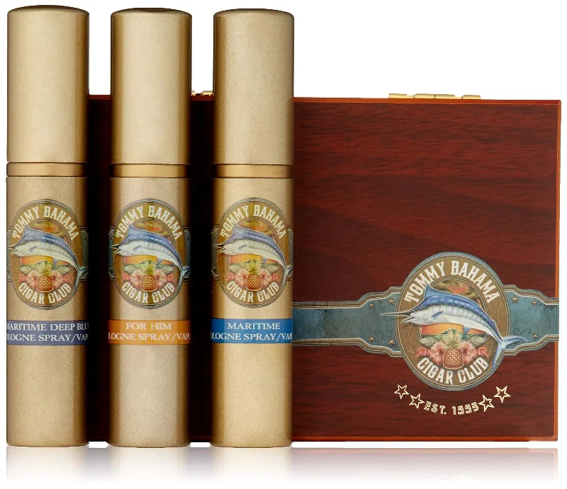 Tommy Bahama Mens Cigar Coffret 3 piece Gift Set 0.5 oz each