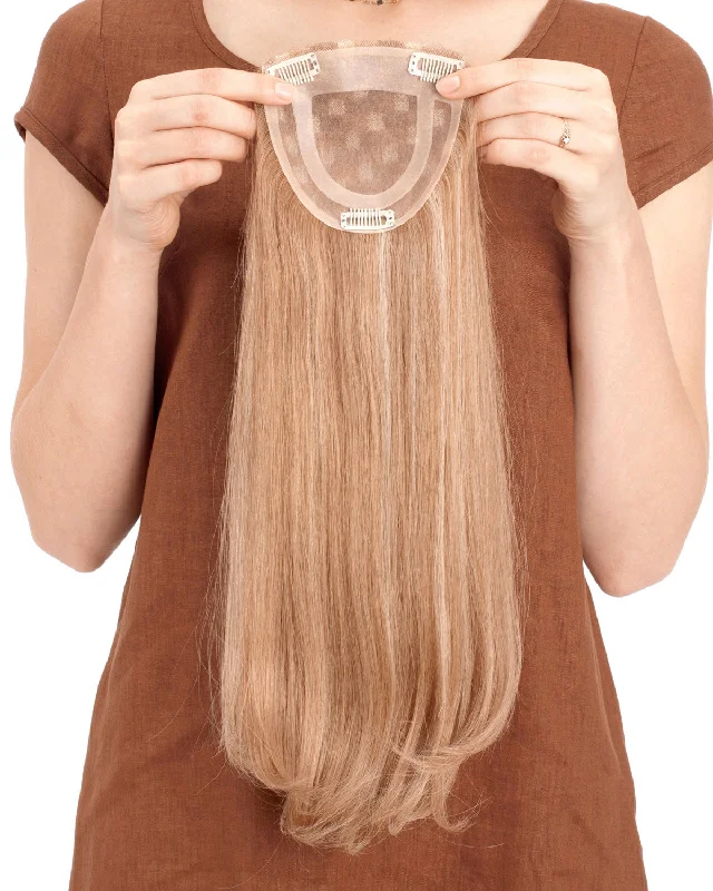 Toppiece 3003 | Monofilament Human Hair Wiglets by Louis Ferre