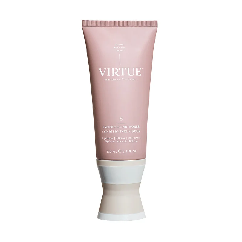 deep conditioning hair serum for damaged ends-VIRTUE SMOOTH CONDITIONER FOR ALL HAIR TYPES 200ML