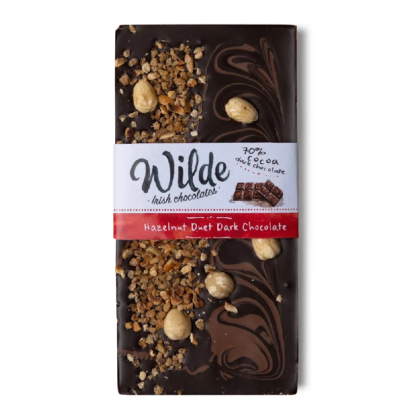 Wilde Irish Chocolates Hazelnut Duet 70% Cocoa Solids