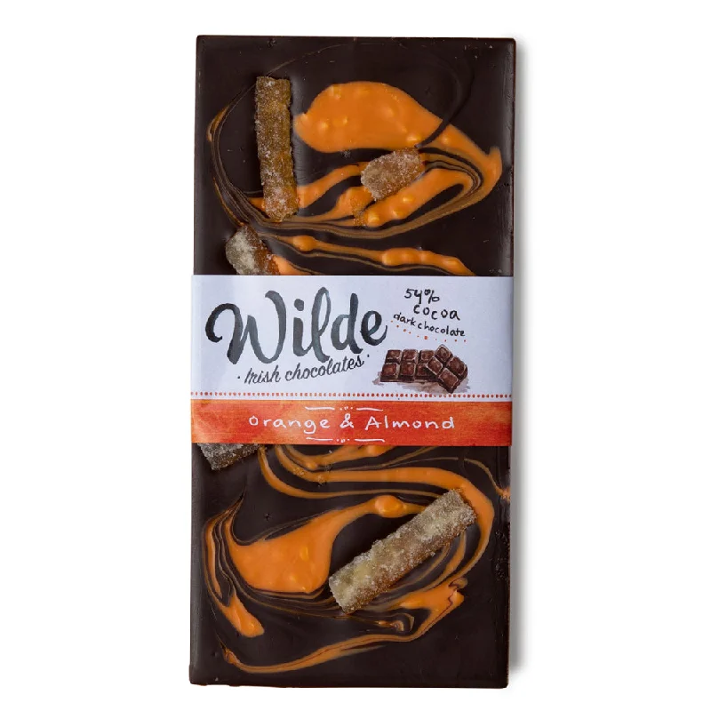 Wilde Irish Chocolates Orange & Almond 54% Cocoa solids