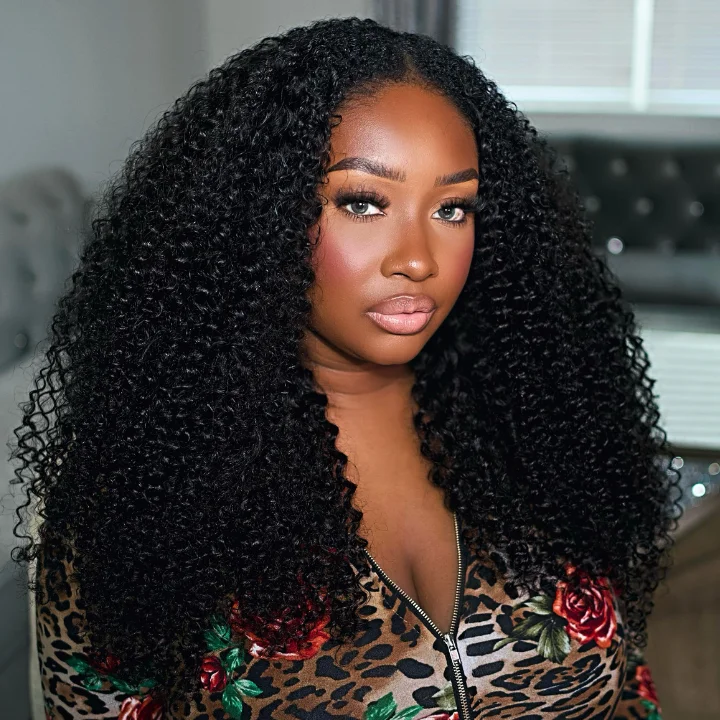 comfortable wigs for all-day wear -Wow $1 Lace Wig| Glueless V Part Wig Beginner Friendly No Leave Out Flash Sale