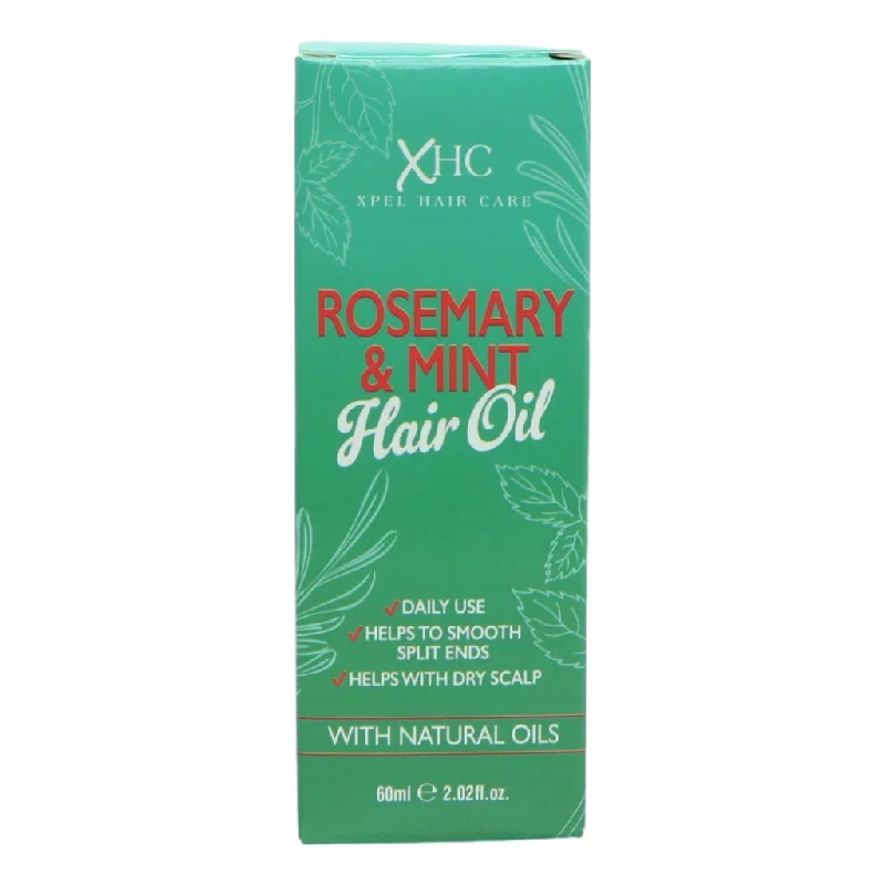 anti-frizz serum for curly hair ends-XHC Rosemary & Mint Hair Oil